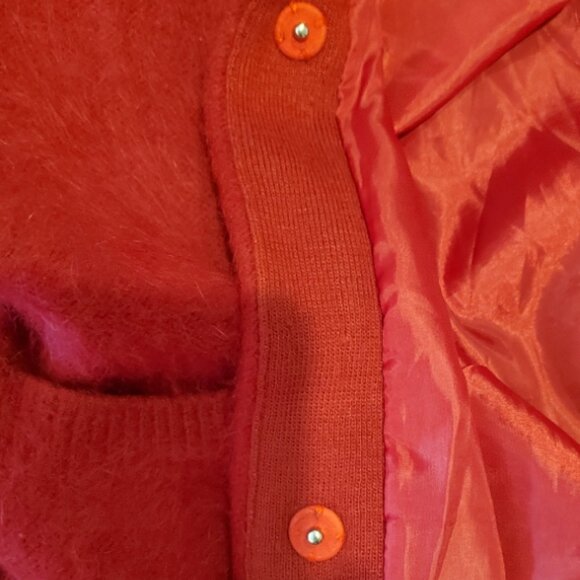 Vintage 90's angora sweater coat - Picture 8 of 8